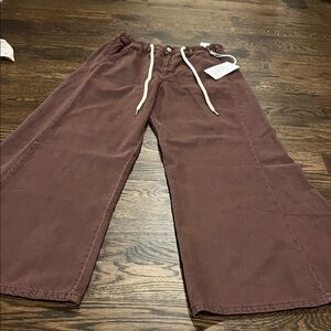 Pilcro wide-leg pants size small NWT in color cocoa